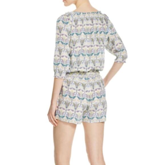 Tory Burch Tory Burch Mosaic Silk Romper - Picture 2 of 5